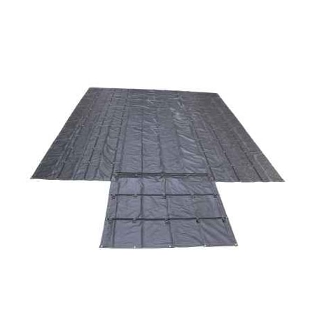 Us Cargo Control 20 ft x 20 ft Tarp, Black LLT20206-BLK